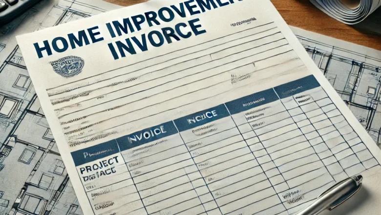 PA Complaint Home Improvement Invoice Forms